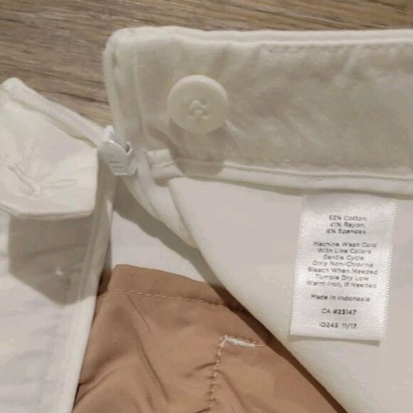 Talbots  Chatham White Ankle Pant 10P - Picture 4 of 8